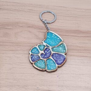 Nautilus Style Key Chain with Gift Box